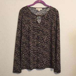 Michael Kors Long Sleeve Blouse M